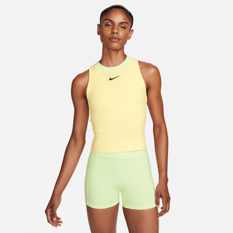 Nike Court Slam Tank (W) (Soft Yellow)