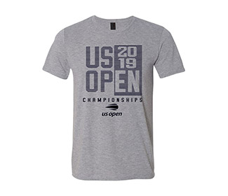 US Open 2019 Opposite Tee (M) Heather Grey