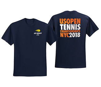US Open 2018 Bold Tee (M) Navy