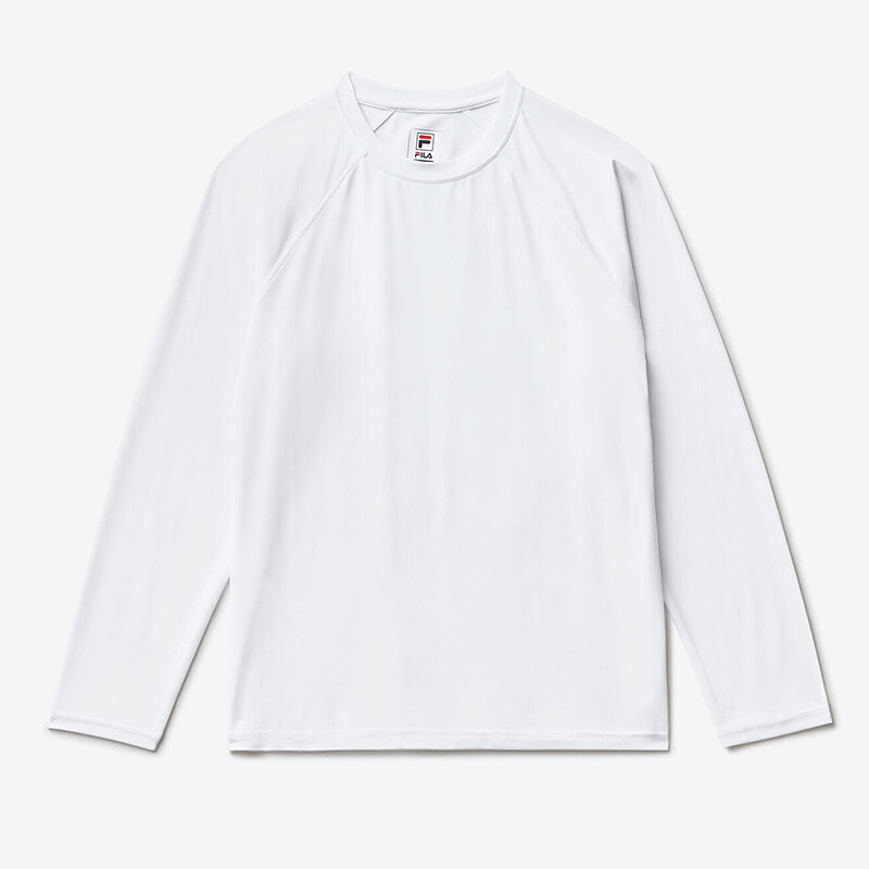 FILA Boy's UV Blocker Long Sleeve (White)