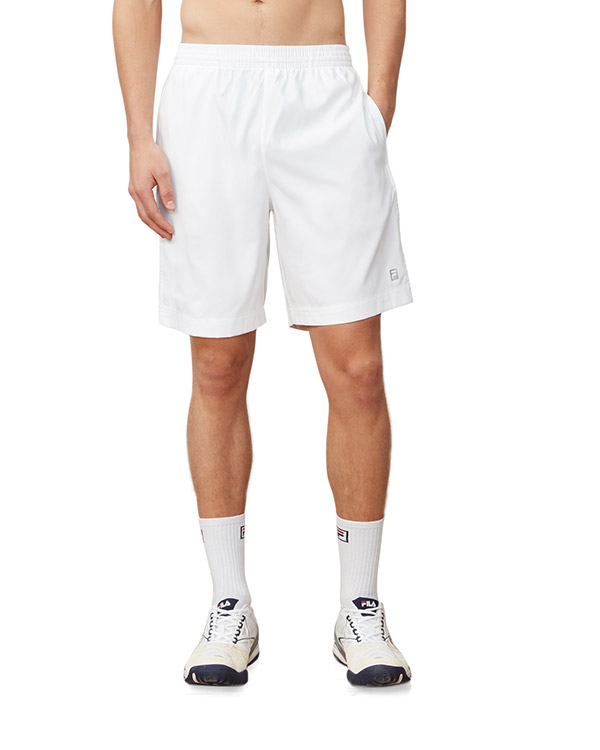 FILA Essentials 9" Hardcourt II Shorts (M) (White)