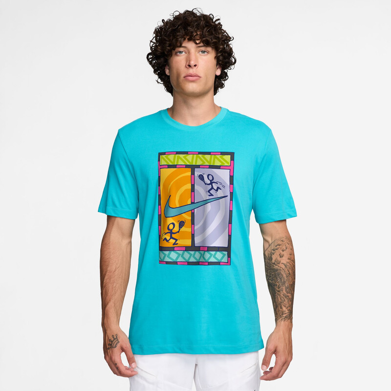 Nike Court Dri-FIT Court Tee (M) (Dusty Cactus)