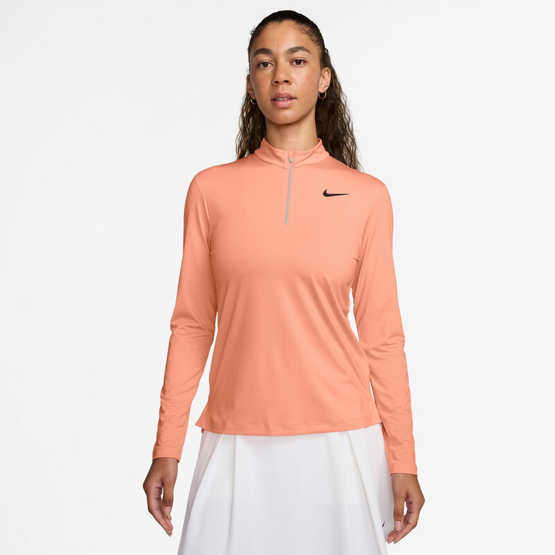 Nike Dri-FIT UV Victory 1/2 Zip Top (W) (Apricot Agate)