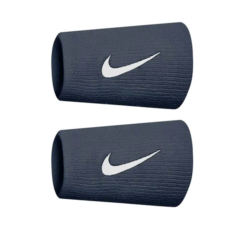 Nike Tennis Premier Double Wristbands (2x) (Thunder Blue)