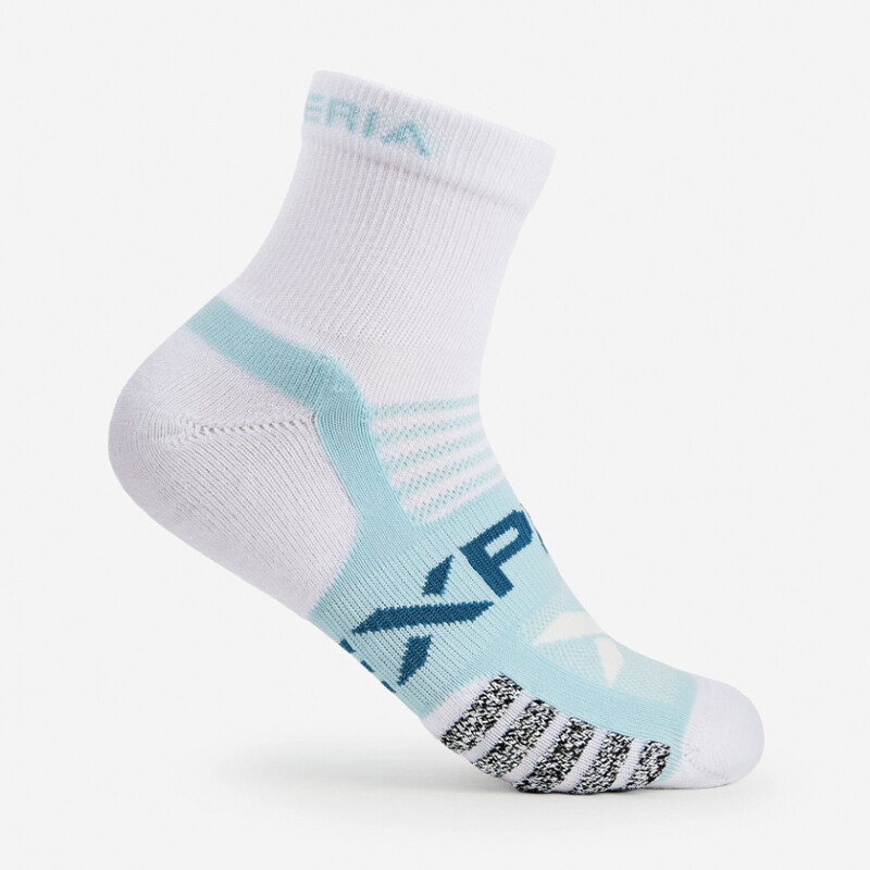 Thor-Lo Experia Ultra Light Padding Ankle Socks (White/Blue)