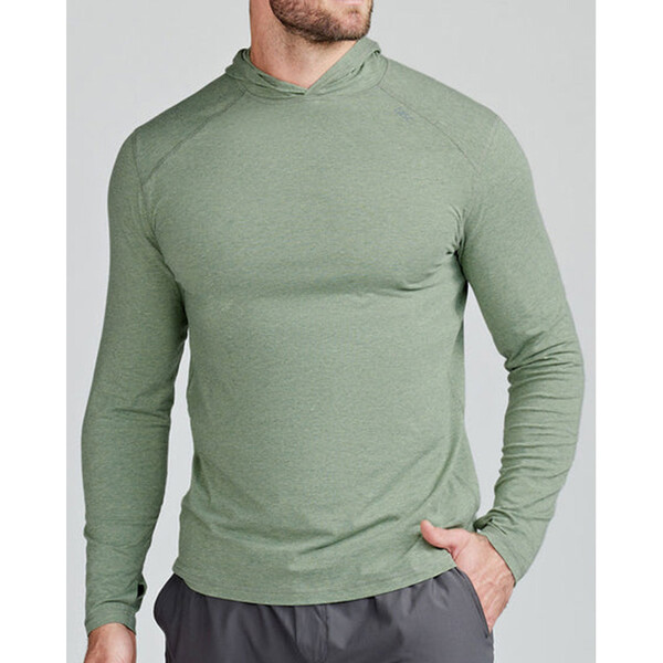 tasc Carrollton Lightweight Hoodie (M) (Kelp Heather)