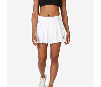 FILA Essentials Woven Pleated Skort (W) (White)