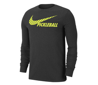 Nike Pickleball Dri-FIT Long Sleeve Tee (M) (Anthracite)